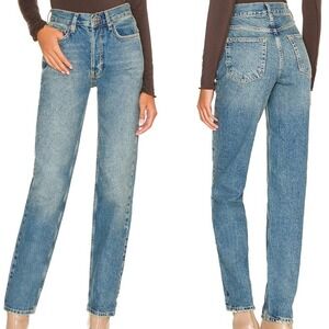 Free People We The Free Lasso Straight Jeans Womens Size 28 High Rise Denim